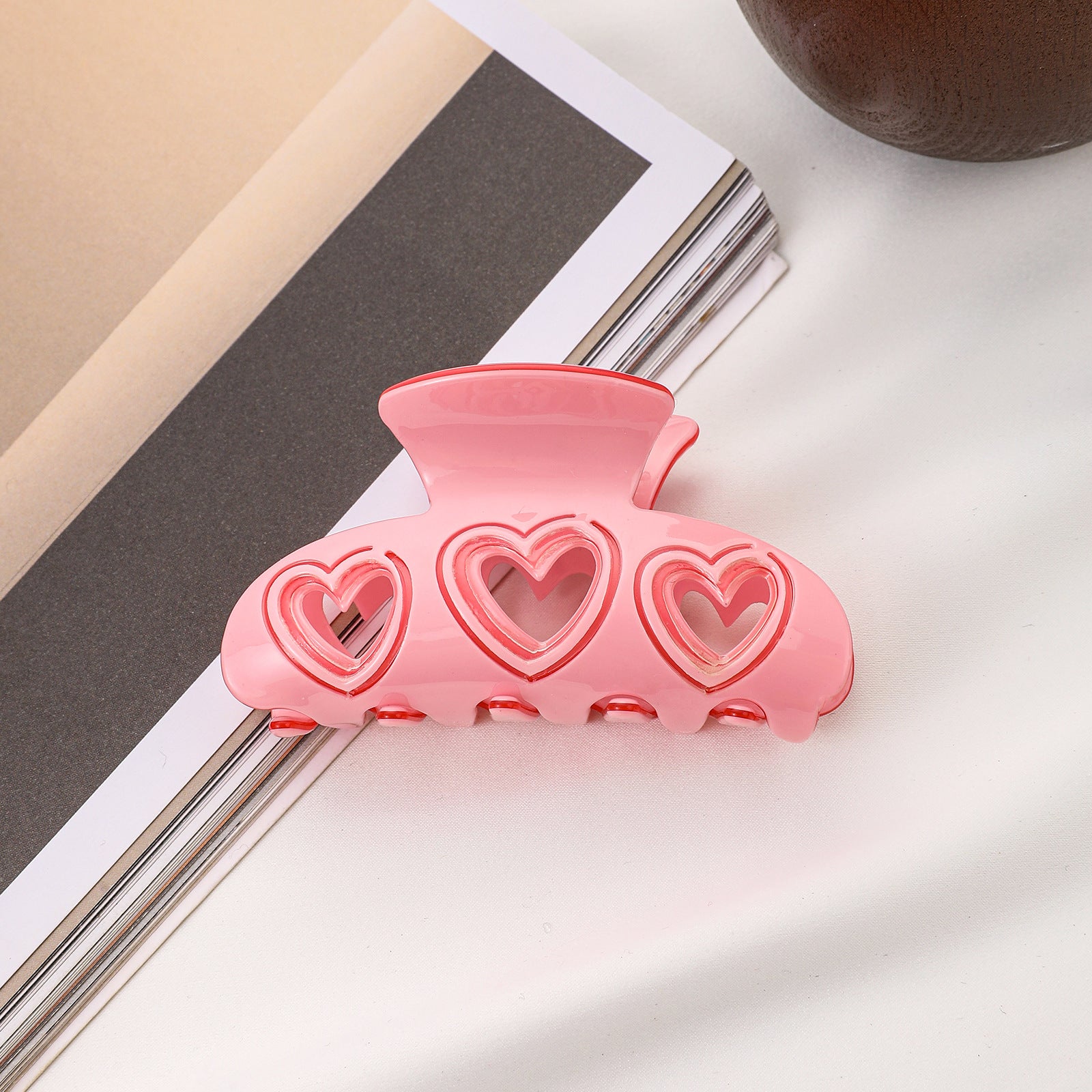 Wholesale Valentine's Day Autumn and Winter Large Shark Clip Hair Clips