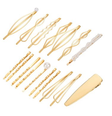 Wholesale ins Pearl Hairpin Set Acrylic Acetate Hairpin Combination Hair Accessories