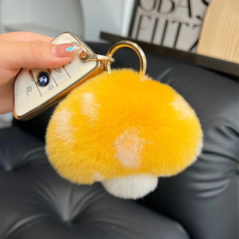 Wholesale Plush Mushroom Keychain