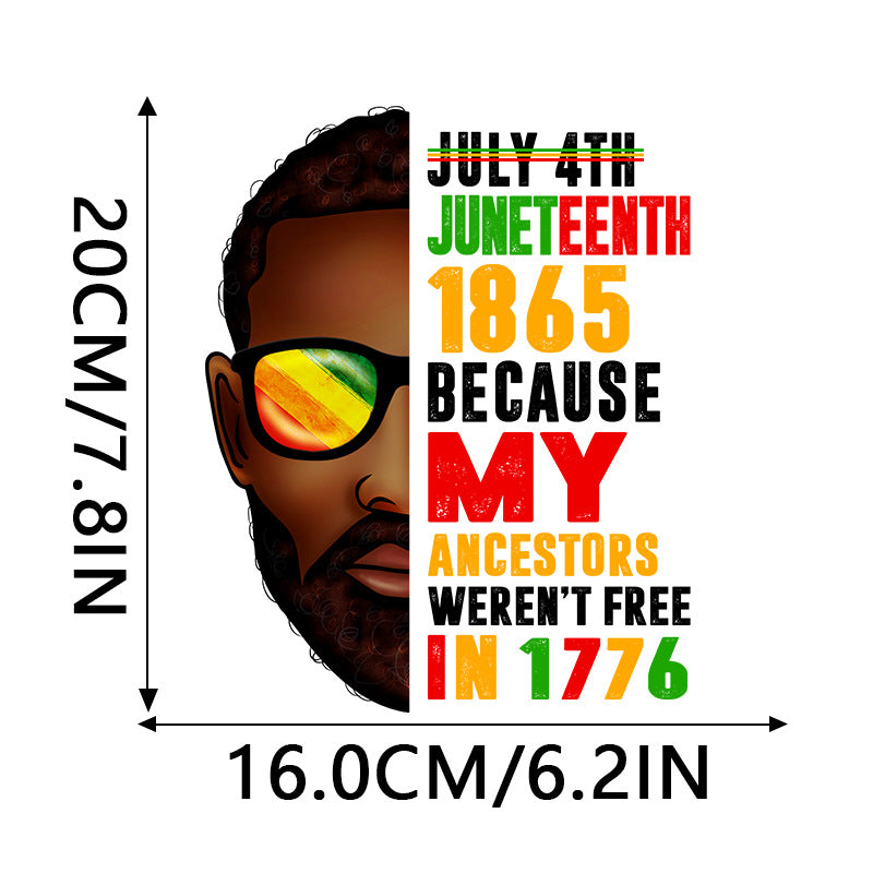 Wholesale 10pcs Black June Festival UV DTF Ready to Press Transfers Wraps