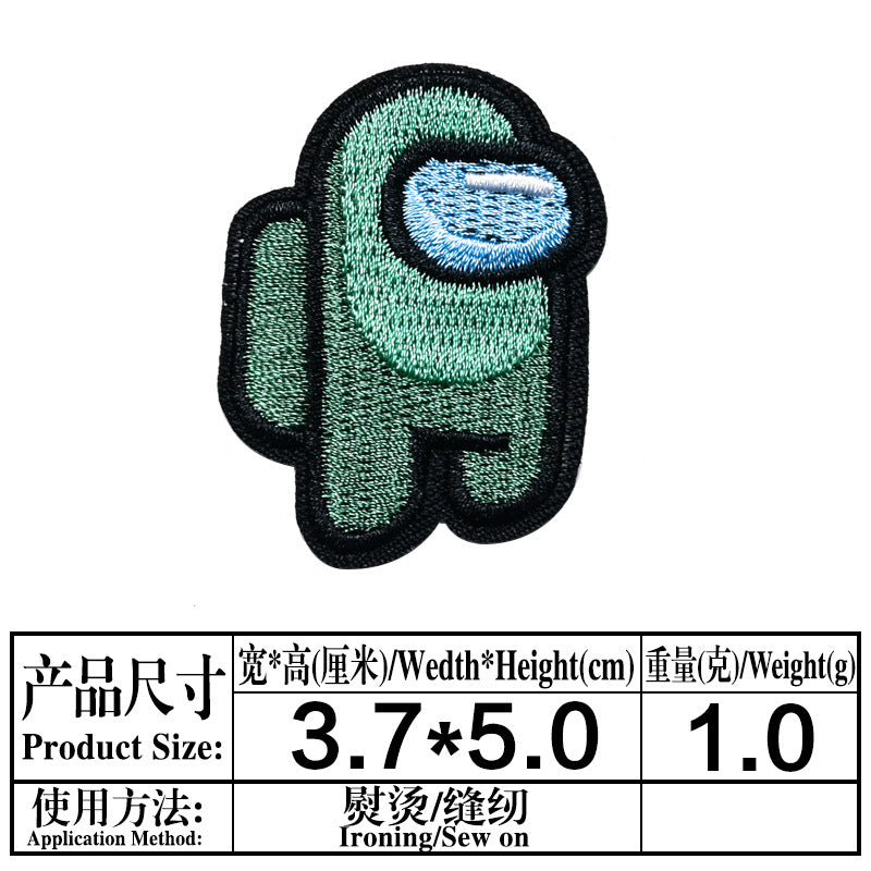 Wholesale Cloth Embroidery Patch Werewolf Game Decorative Patch For Coat Casual Craft Supply OLY Exclusive