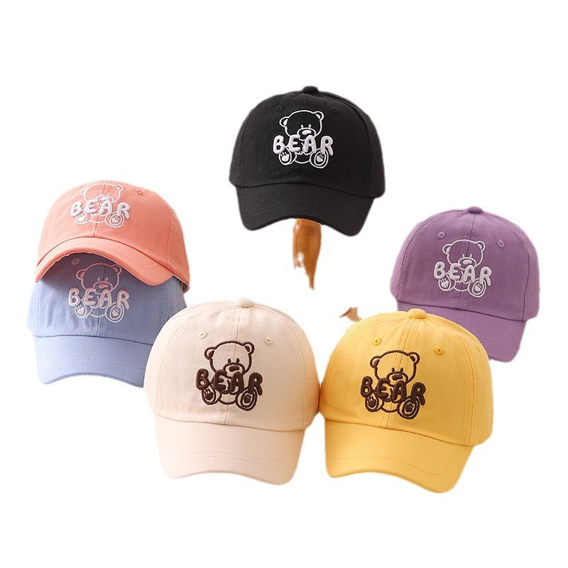 Wholesale Cotton Embroidered Letter Children's Baseball Caps