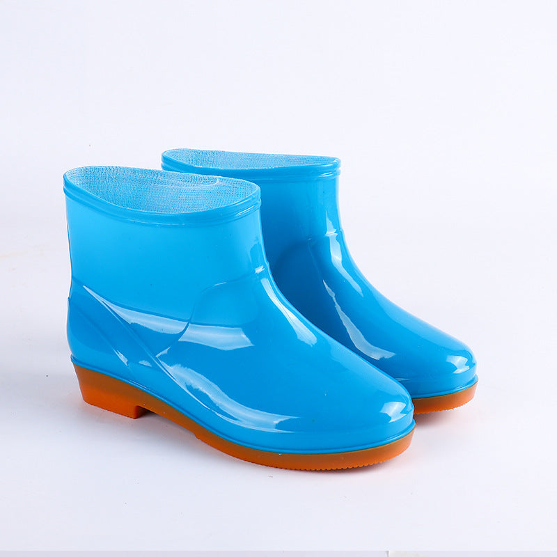 Wholesale of Adult Short Tube EVA Rain Boots for External Wear