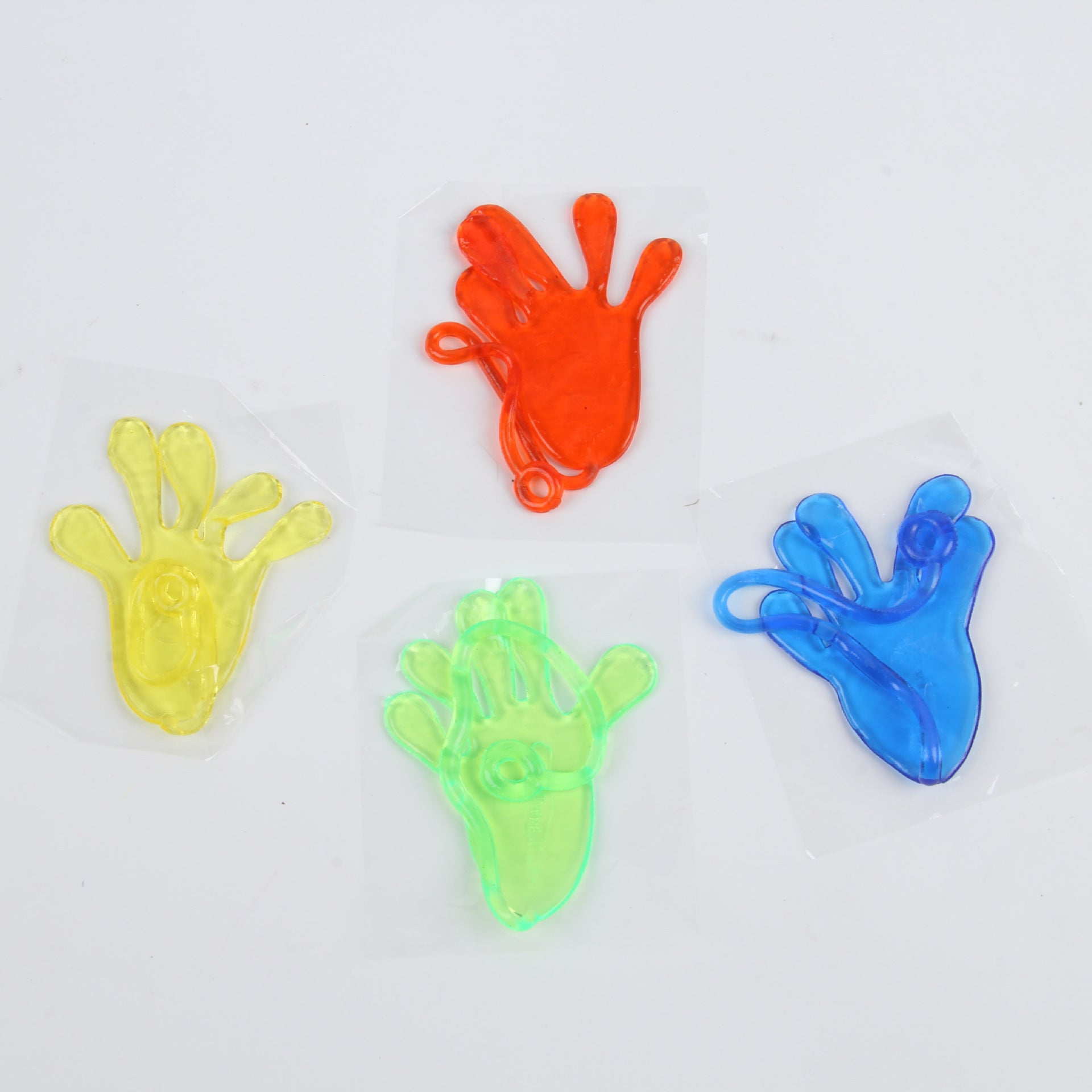 Wholesale Nostalgic Elastic Telescopic Sticky Palm Toys Trick Small Hand Stretch Trp Soft Rubber Elastic Palm