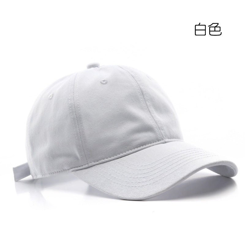Wholesale Solid Color Light Plate Washed Retro Outdoor Sun Protection Baseball Cap