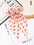 Wholesale valentine's day bow ribbon spring clip heart red lip printing hair clip hair accessories