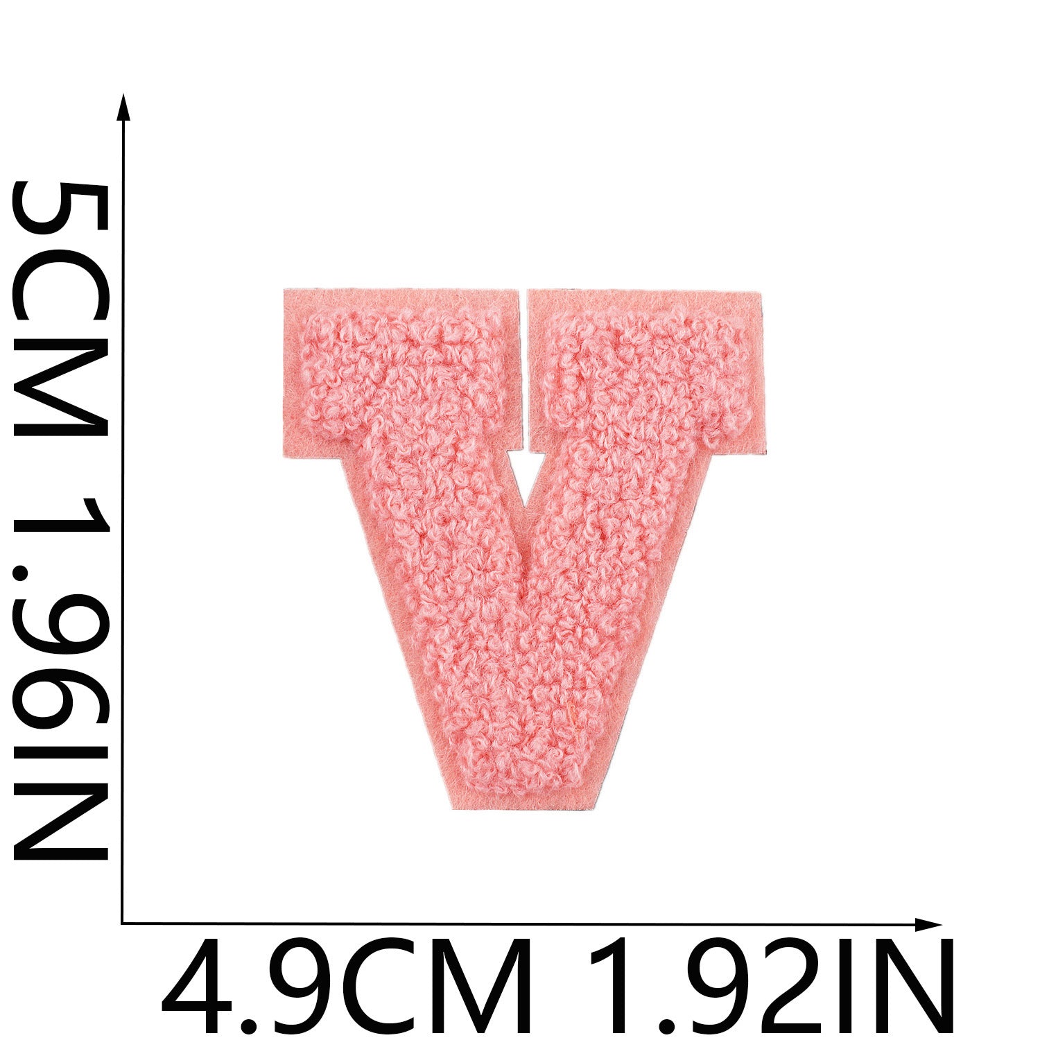 Wholesale Embroidered fabric patch hat and bag decoration A-Z English letter  DIY Patches