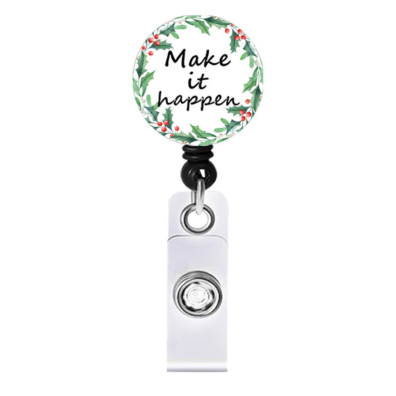 Wholesale Aesthetically Pleasing Wreath Adhesive Resin Expandable Keychain