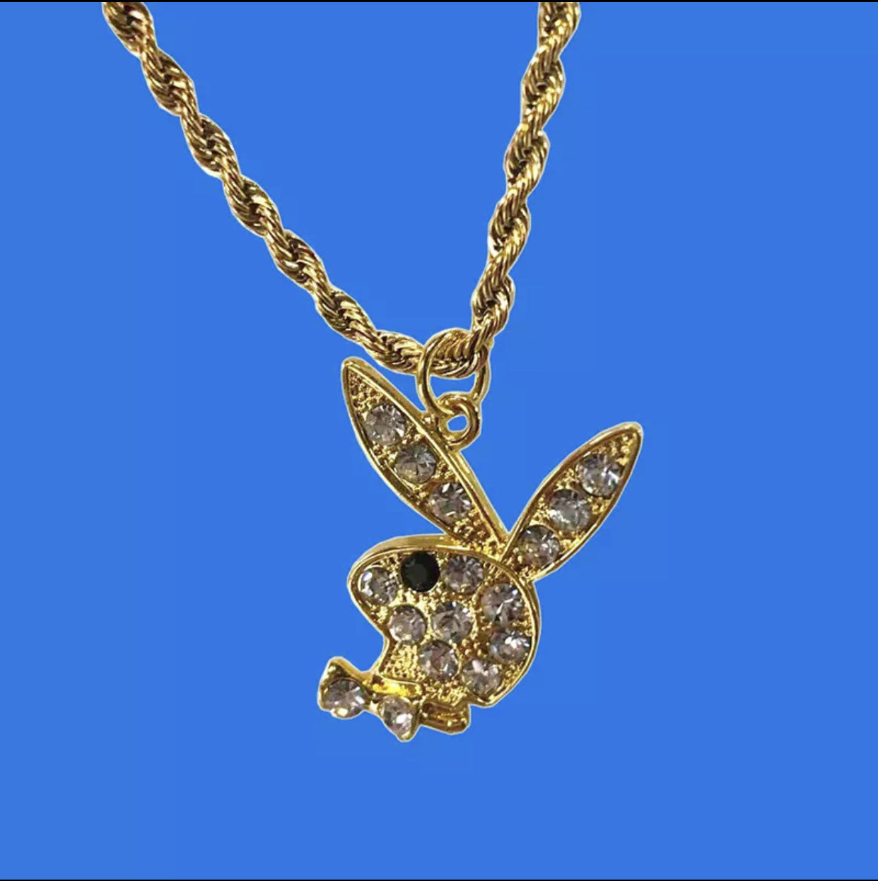 Wholesale Stainless Steel Rabbit Punk Style Rabbit Earrings