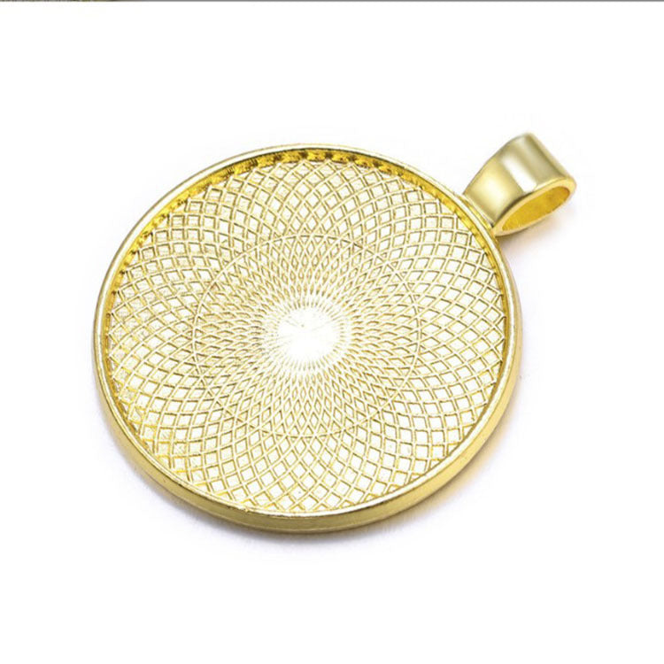 Wholesale 30PCS/PACK Alloy Double-sided Sticker 25MM Base Multi-color