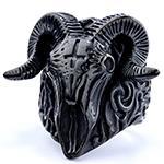 Wholesale  Simple Retro Punk Goethe Ring Titanium Steel Rust-free Fashion Jewelry Ring Pendant