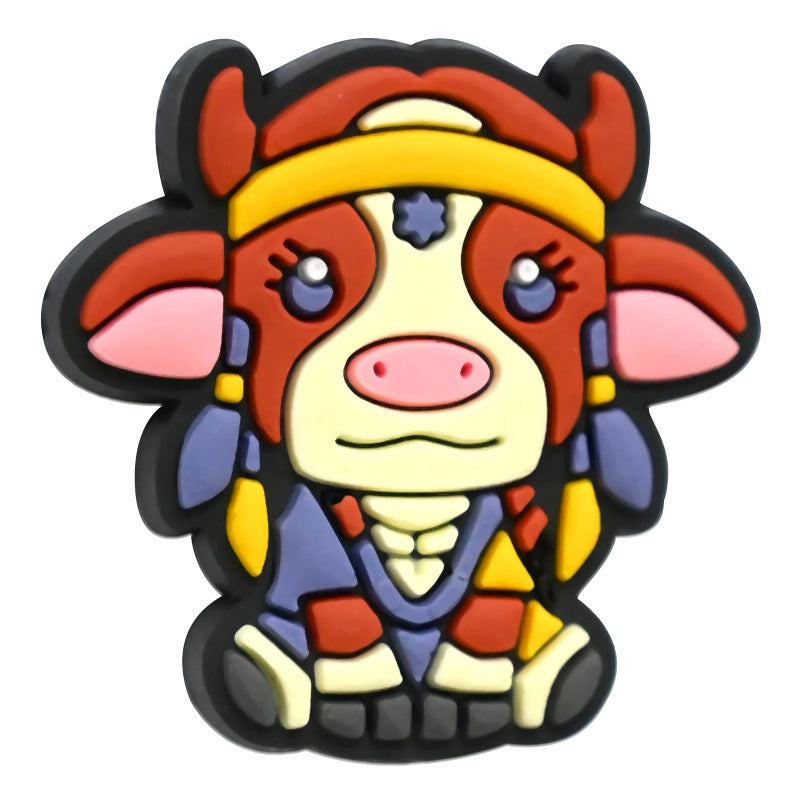 Wholesale Random 100pcs/pack  Cute cartoon animal bead  Focal Beads