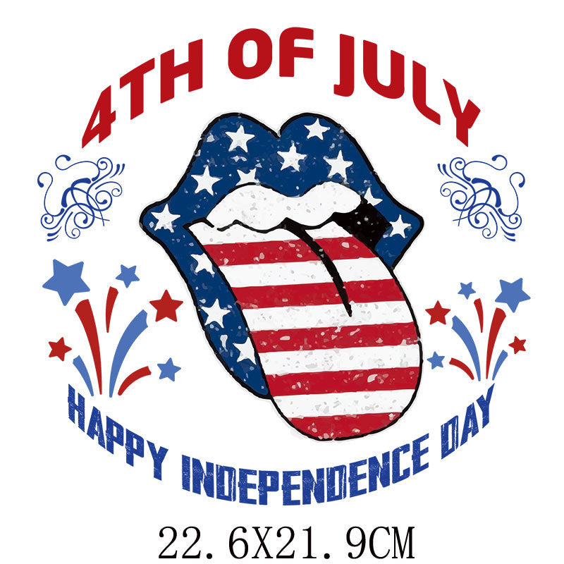 Wholesale Independence Day Hot Stamping StickerUV DTF Ready to Press Transfers Wraps