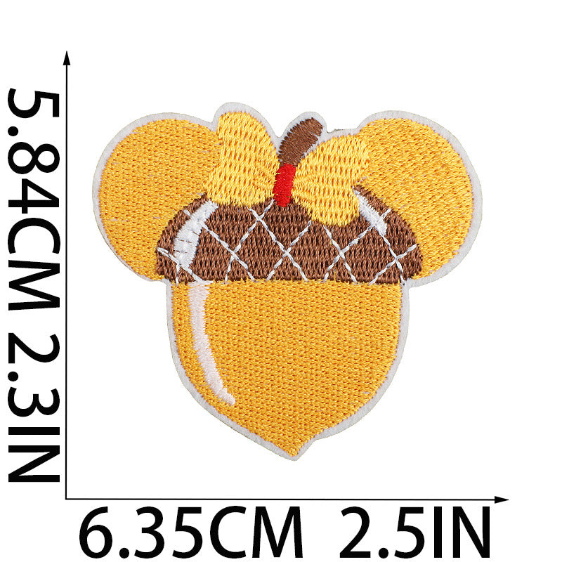 Wholesale Embroidered Patch Sew On Badge Polyester Craft Supply For Clothing Bags Decorative Gift OLY Exclusive