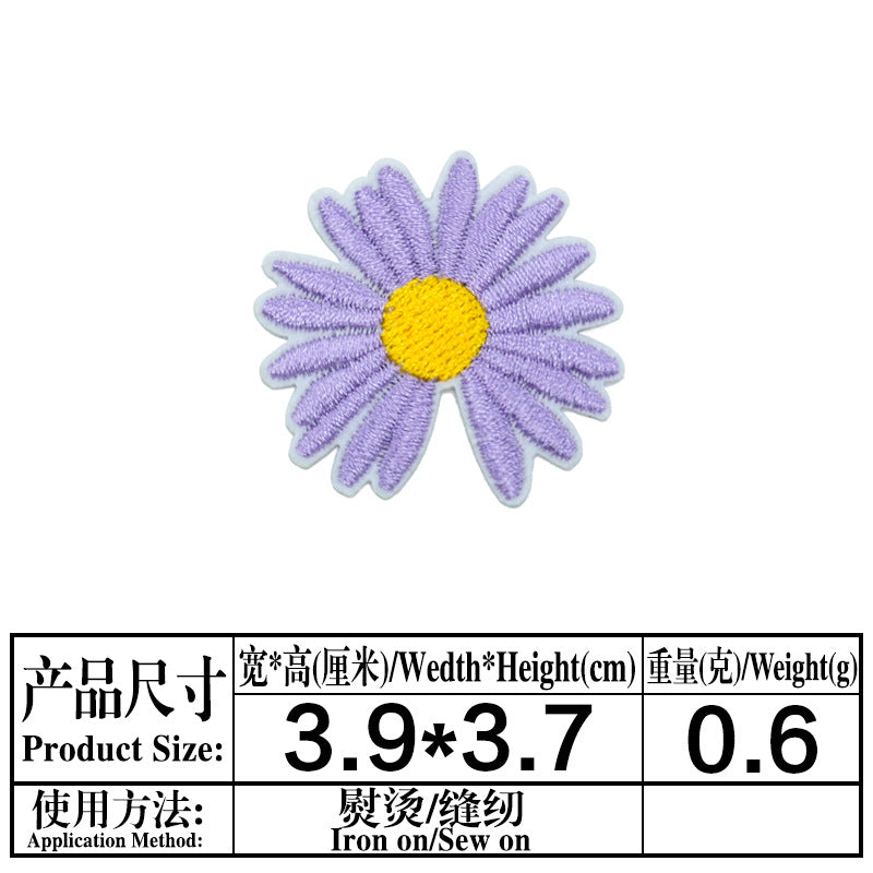 Wholesale Trendy Embroidery Patches Cloth Applique For Clothing Shoes Bags DIY Decorative Accent