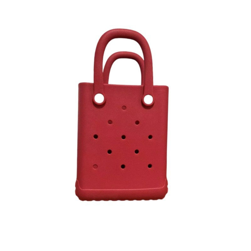 Wholesale Jelly Beach Flower Simple Hole Bag