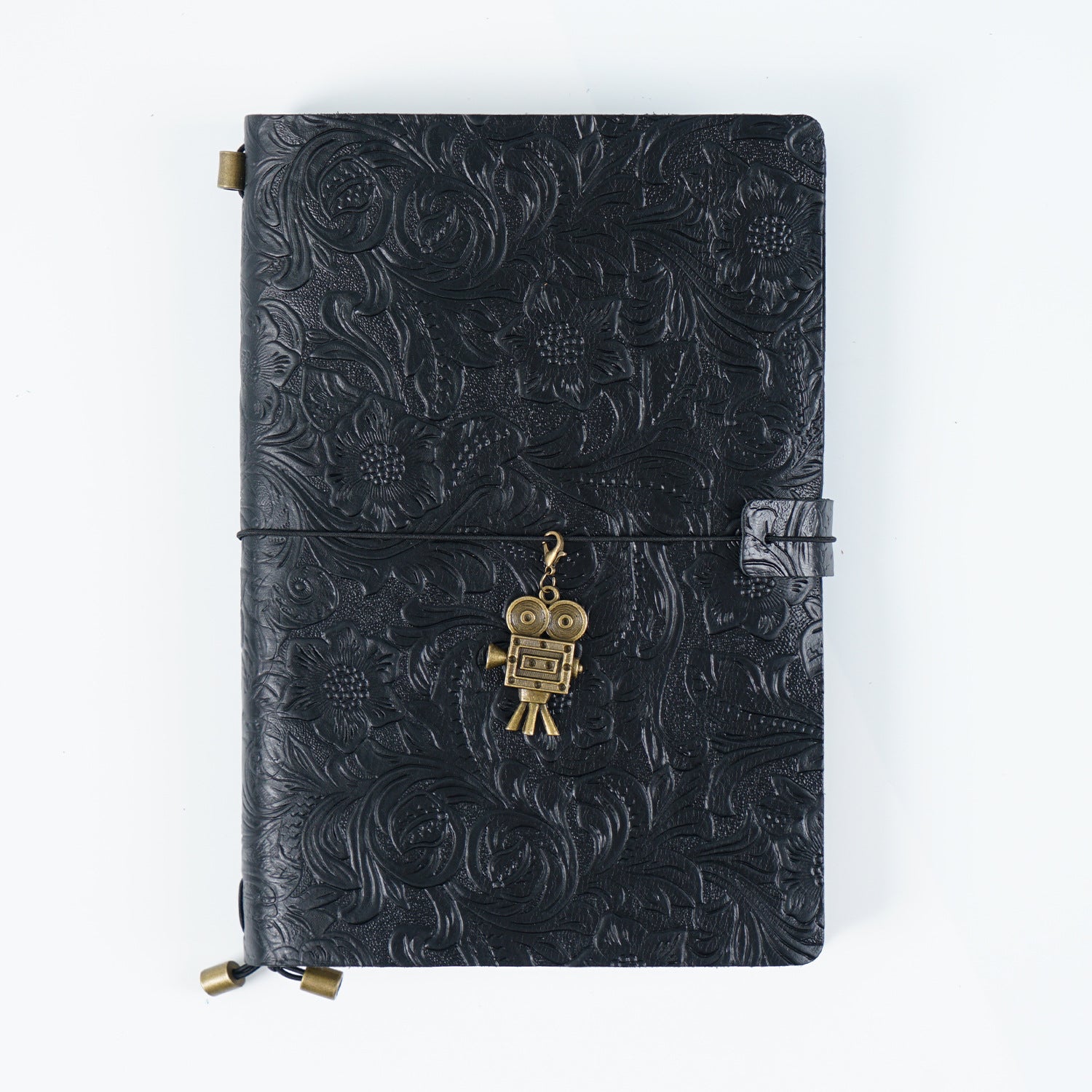 Wholesale Vintage Carved Handmade Loose-leaf Top Layer Cowhide Notebook