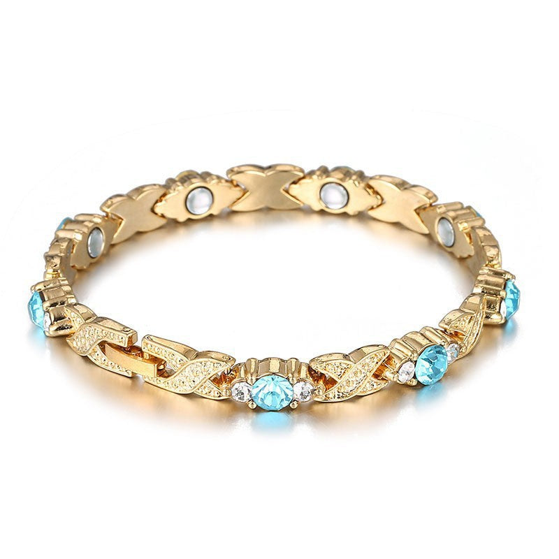 Wholesale Magnet Bracelet Color Diamond Bracelet Trendy Cool All-match Bracelet