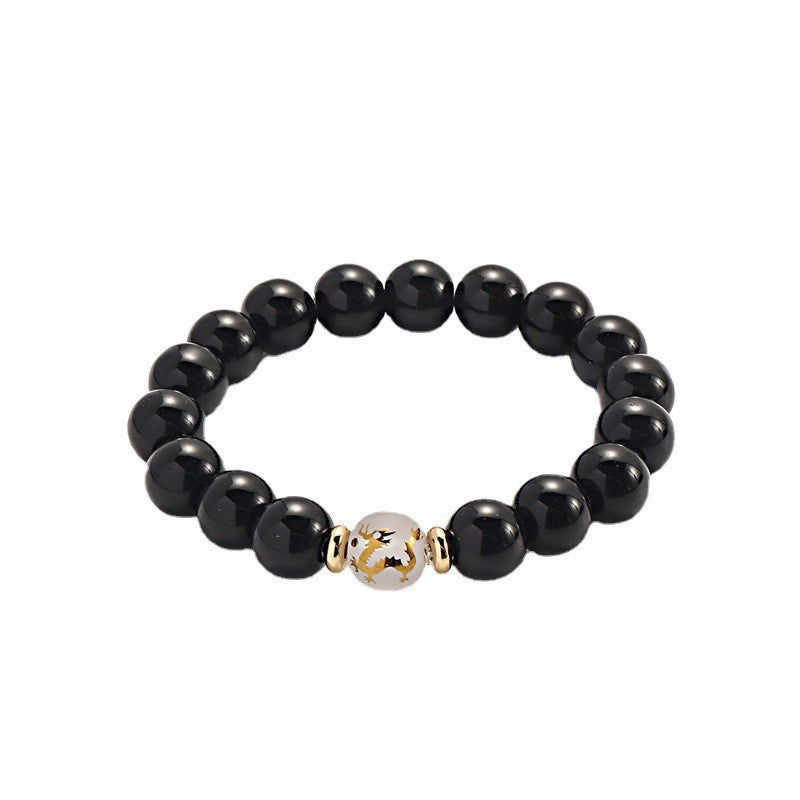 Wholesale Zodiac Black Beaded Bracelet