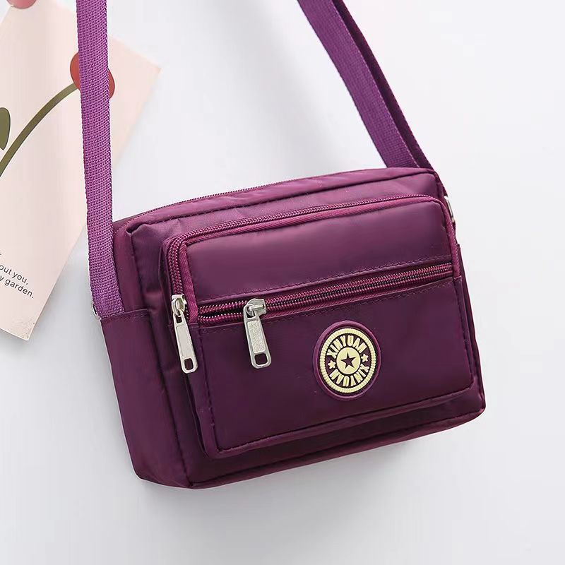 Wholesale Flower Cloth Diagonal Cross Oxford Cloth Canvas Shoulder Bags