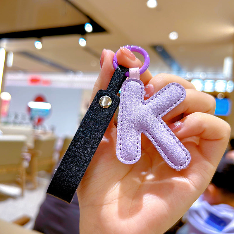 Wholesale Leather Keychains With English Letters