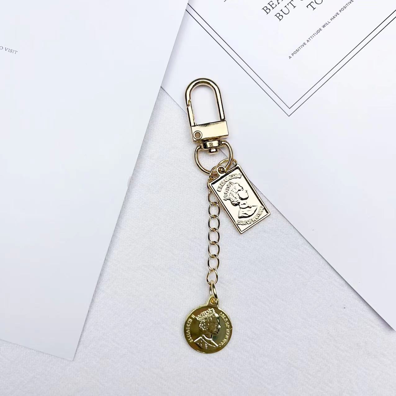 Wholesale Beauty Head Pearl Keychains