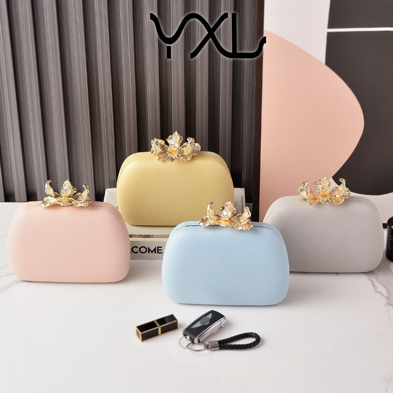 Wholesale Fashion macaron color evening bag flower clutch wedding bridal bag