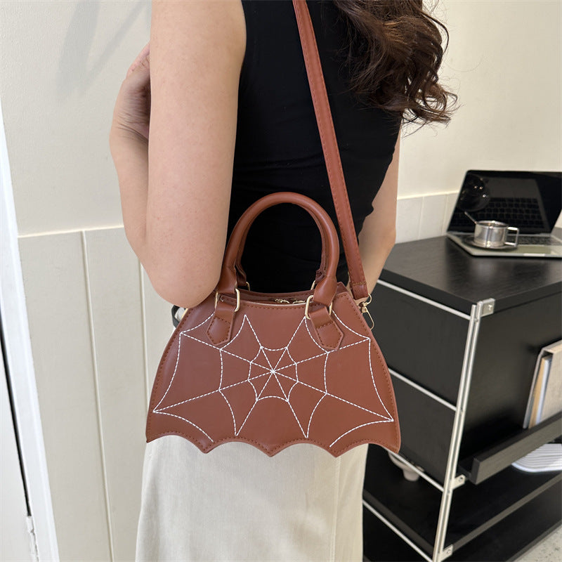 Wholesale Spider Web PU Tote Messenger Bag