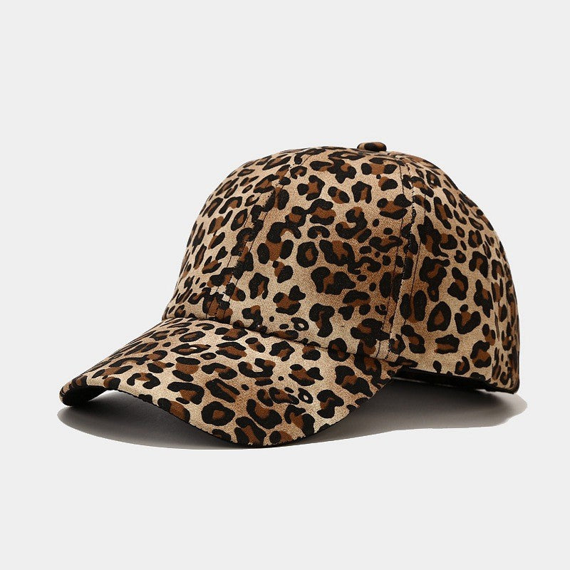 Wholesale Retro Camouflage Leopard Print  Baseball Cap  Peaked Cap Hard Top