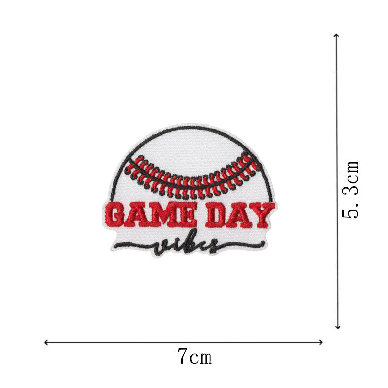 Wholesale Bow Cartoon Baseball DIY Patches