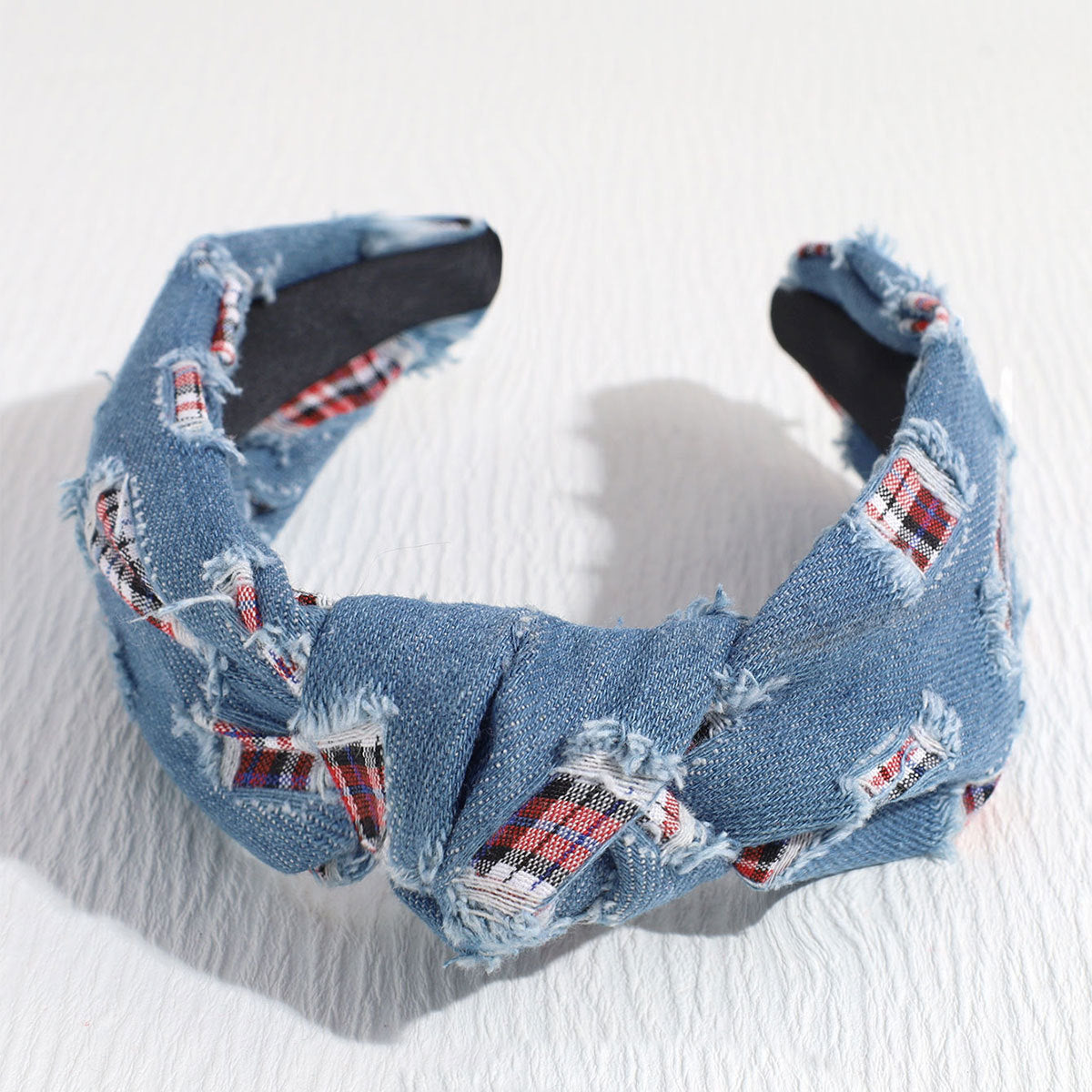 Wholesale Vintage Denim Knotted Headbands