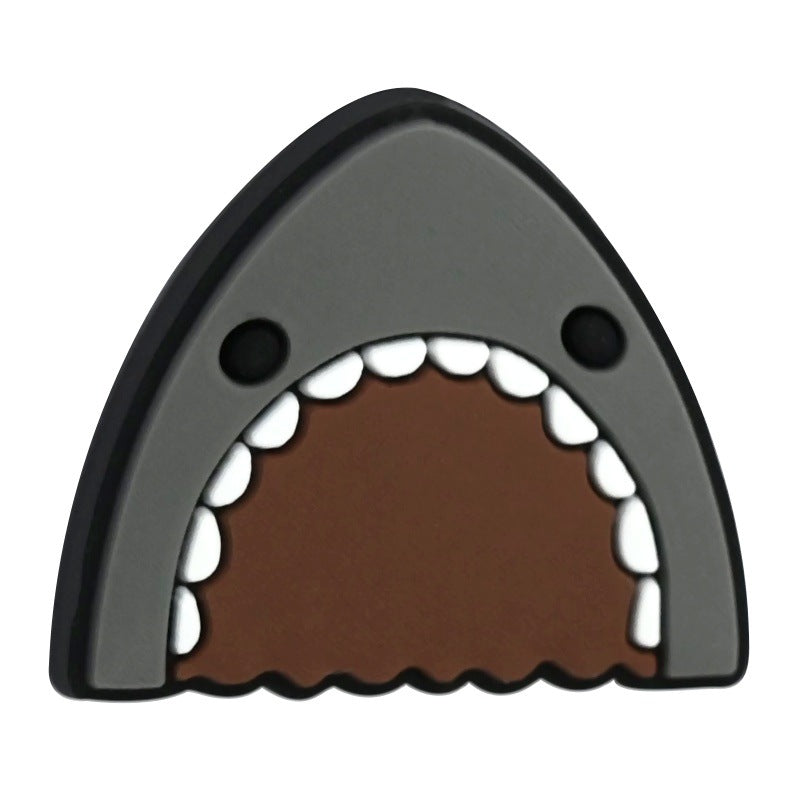 Wholesale   Random 100pcs/pack  Cartoon Ocean Animal Series PVC Soft Rubber Thick Sheets DIY Beading