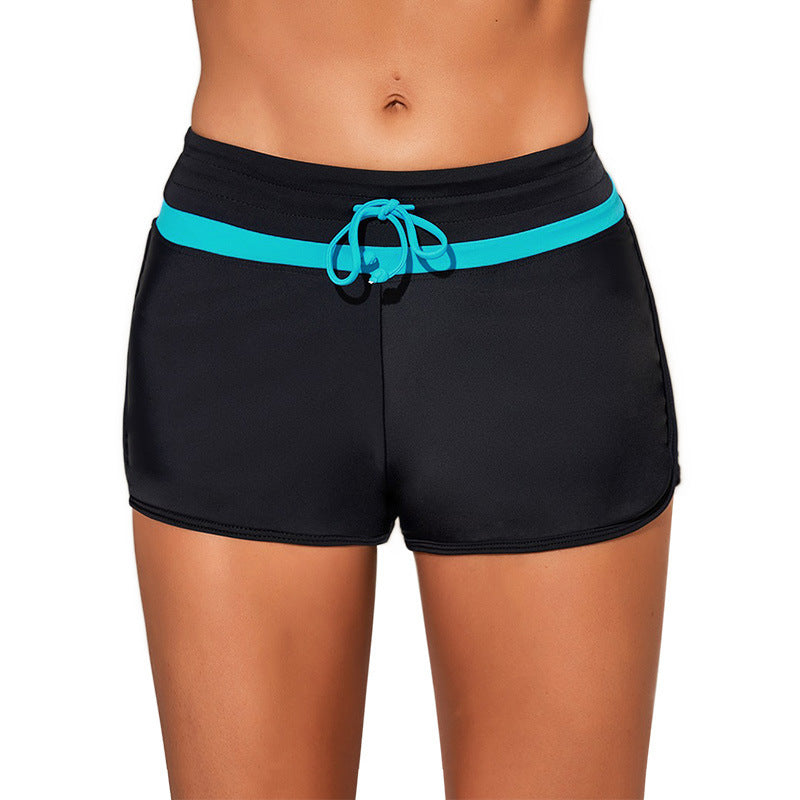 Pantalones de boxeador de verano al por mayor Strip de cintura para trajes de baño