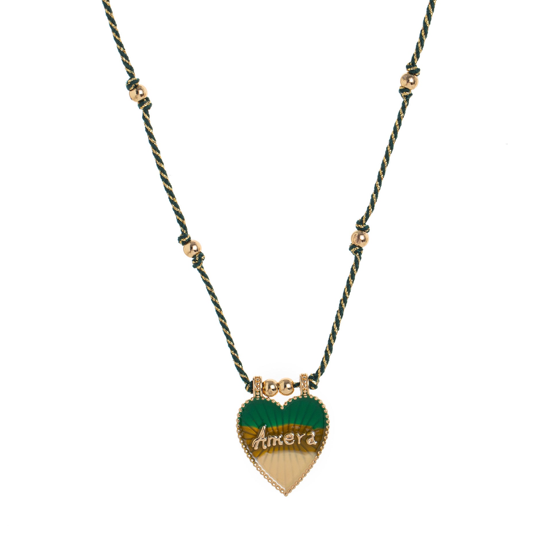 Wholesale Love Tarot Pendant Necklace Lucky Bead Chain Gold-plated Color Preservation