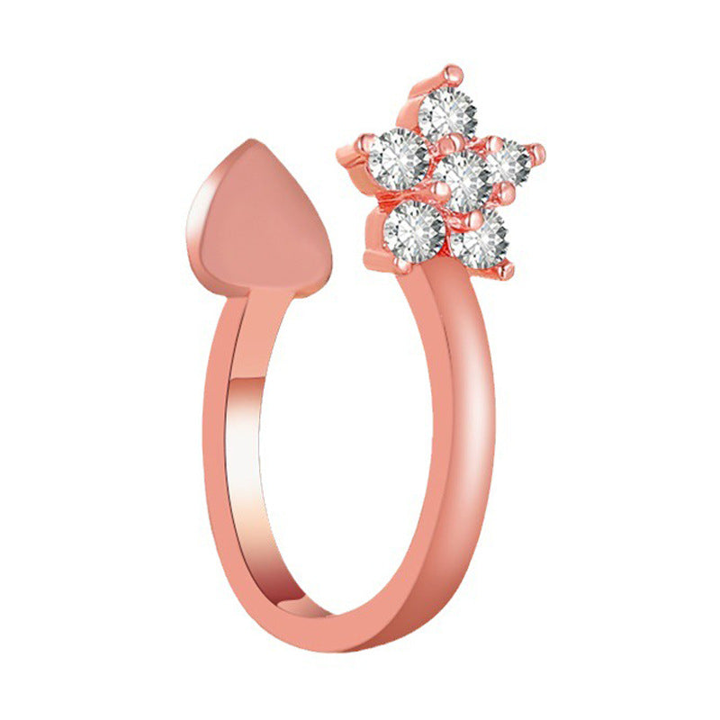 Wholesale Sweet Stars Copper Earrings