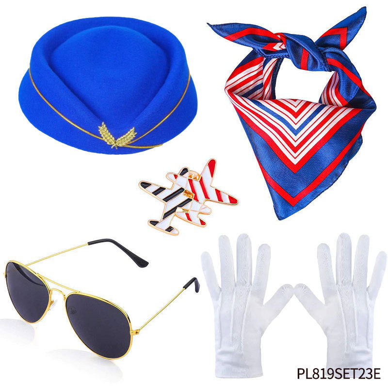 Wholesale 50pcs Halloween Masquerade Stewardess Cosplay Cosplay Props