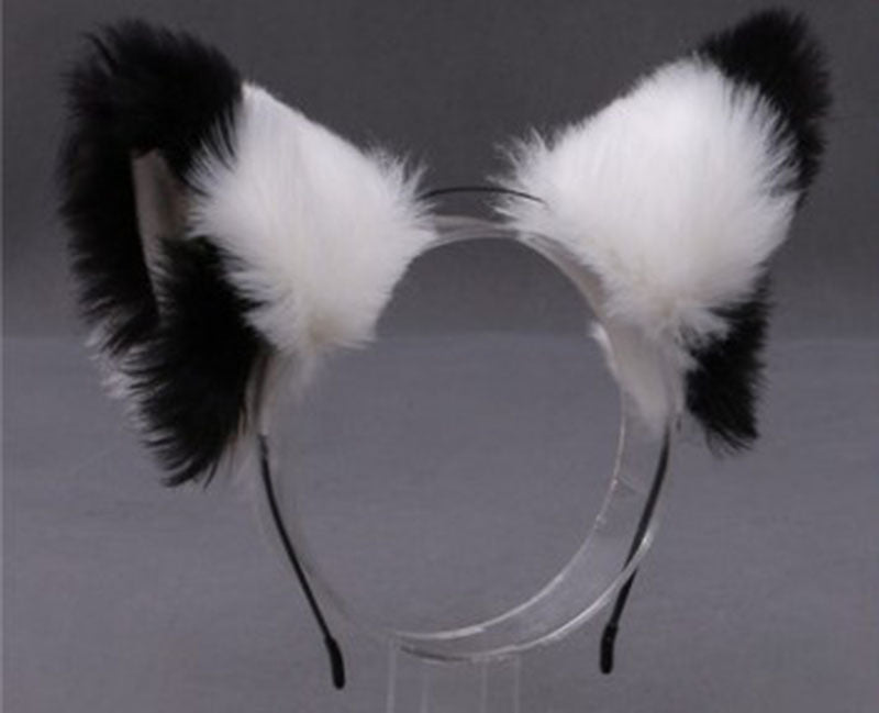 Wholesale Cat's Ears Plush Hair Hoop