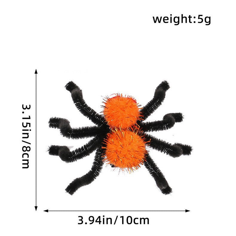 Wholesale New Halloween Spider Hairpin Ghost Festival Children Adult Party Decorative Props Funny Spider Hairpin