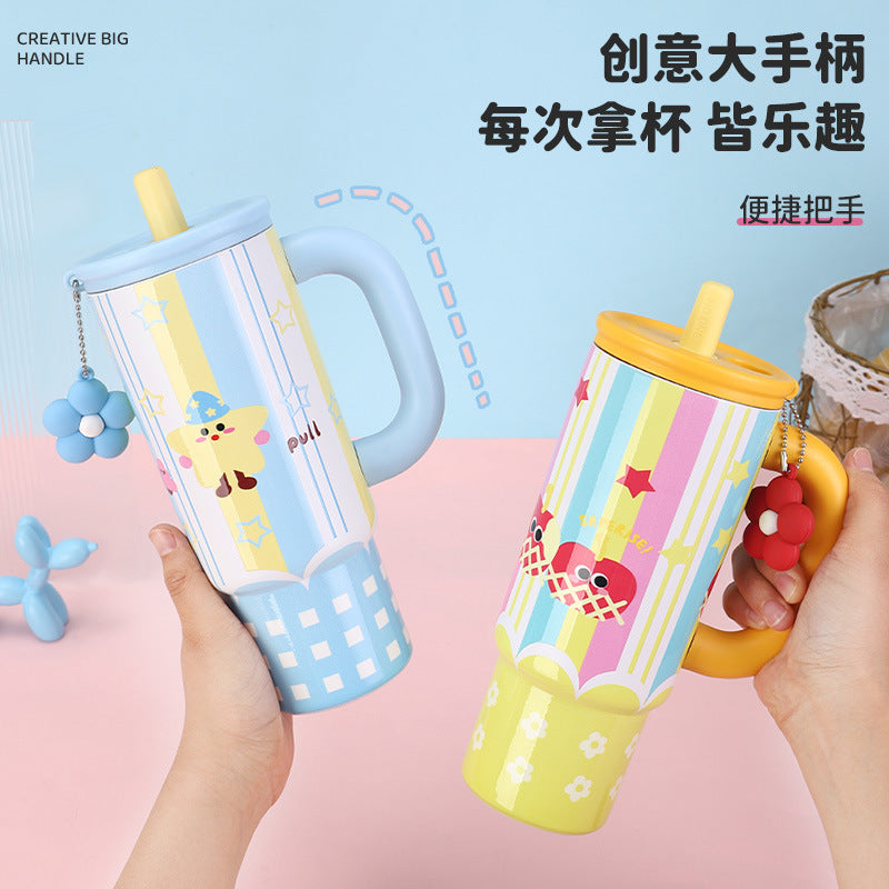 Wholesale cute portable stainless steel thermos cup