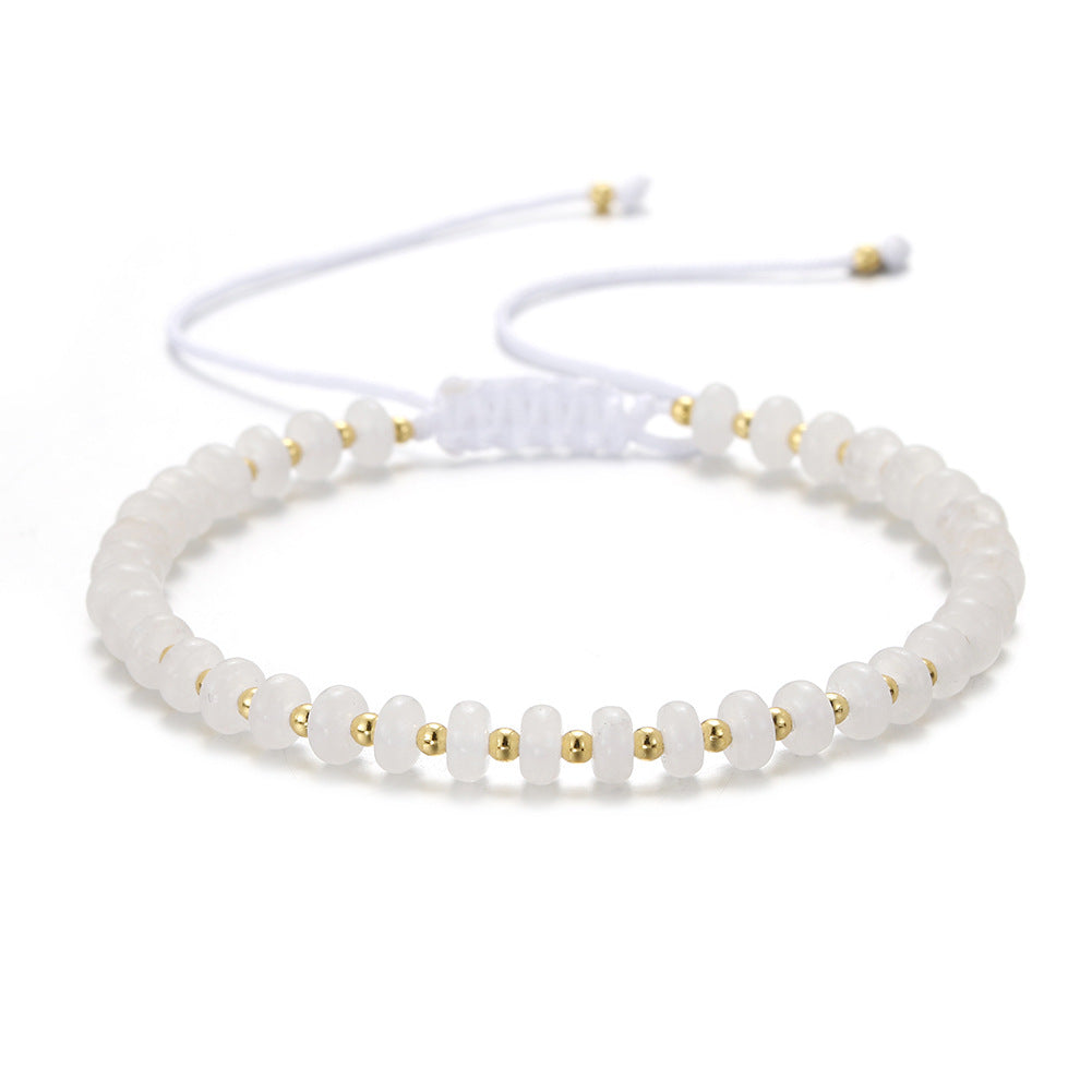 Wholesale Hand Woven Natural Stone Bracelet