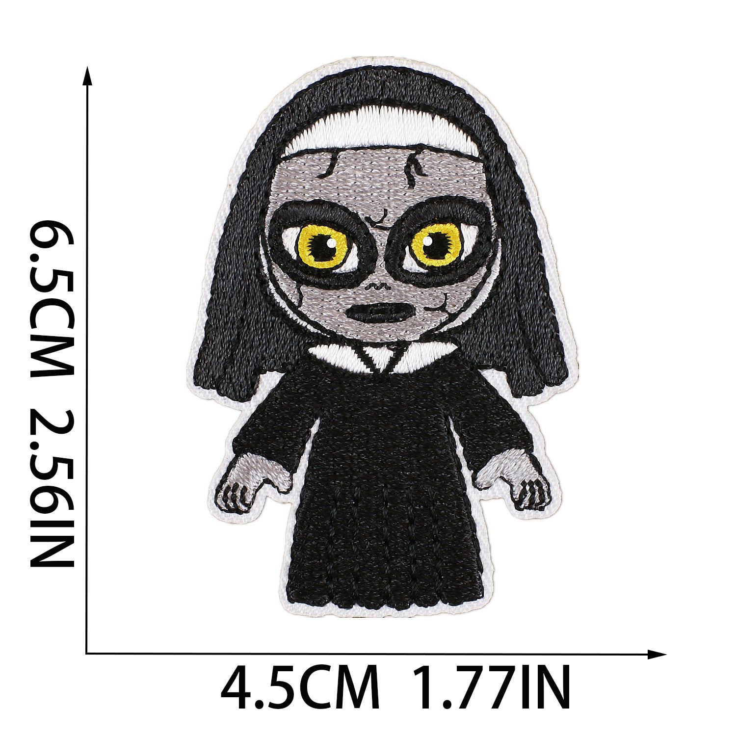 Wholesale  Cartoon Ghost Embroidery Patch Polyester Decorative Accent For Bags Clothing DIY Craft Resale
