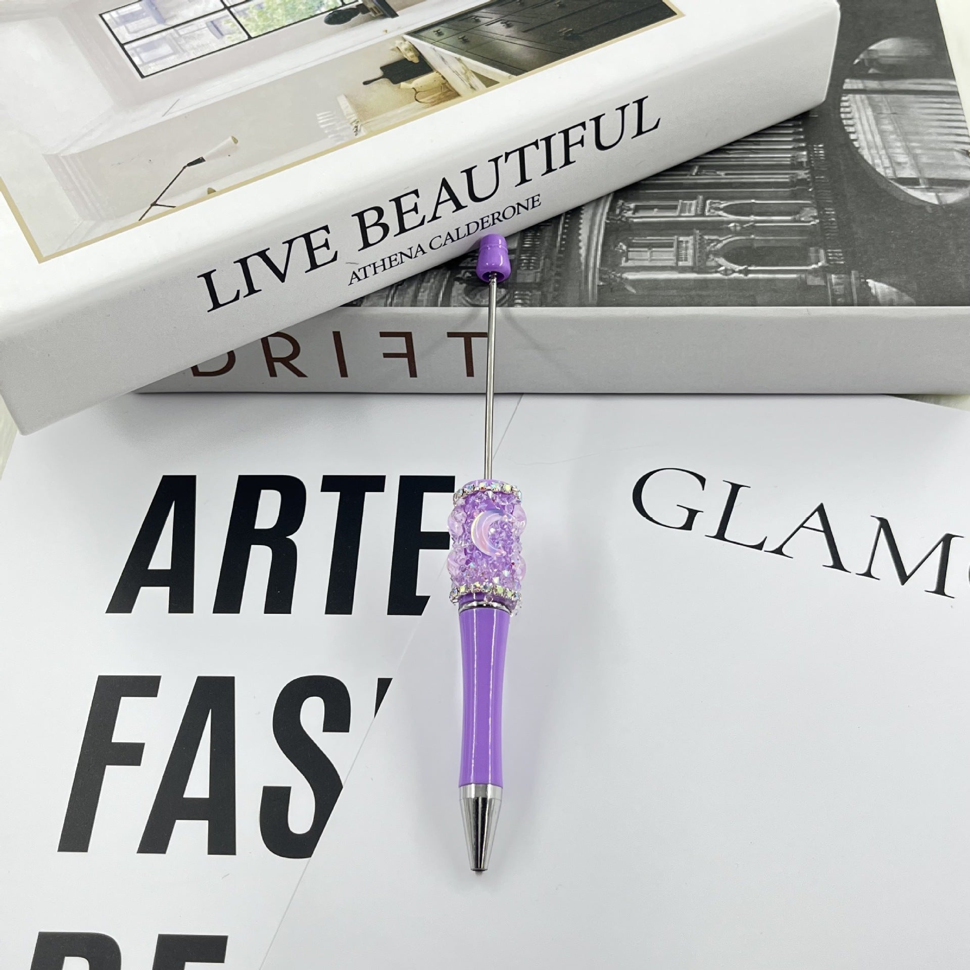 Wholesale 5pcs Sugar Star and Moon Fancy Beadable Pens