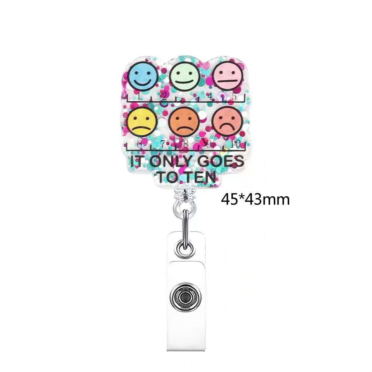 Wholesale  Doctor and nurse badge with retractable buckle  Badge Reels