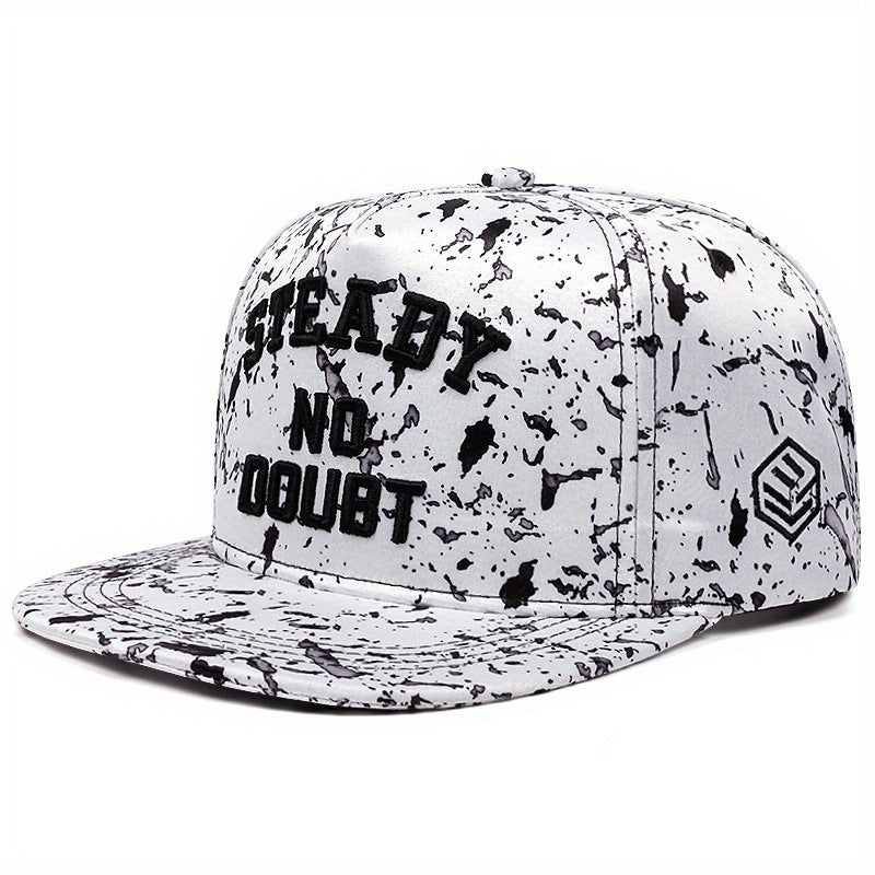 Wholesale Camouflage Street Embroidery Lettering Flat Brim Baseball Cap
