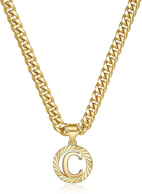 Wholesale Hollow-out 26 gold letter necklace