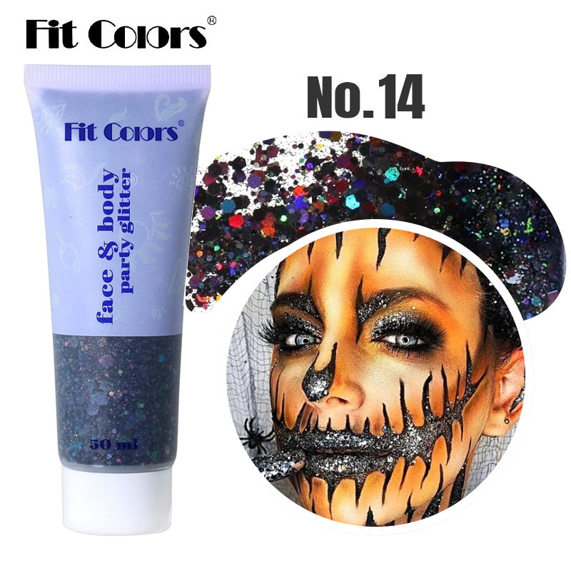 Wholesale Mermaid Scale Face Body Lip Sequins Eye Shadow Colorful Sequins