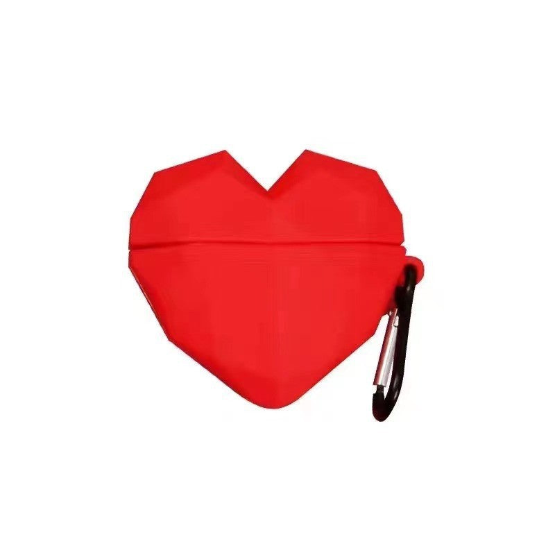 Wholesale PVC Red Heart AirPods Pro Case