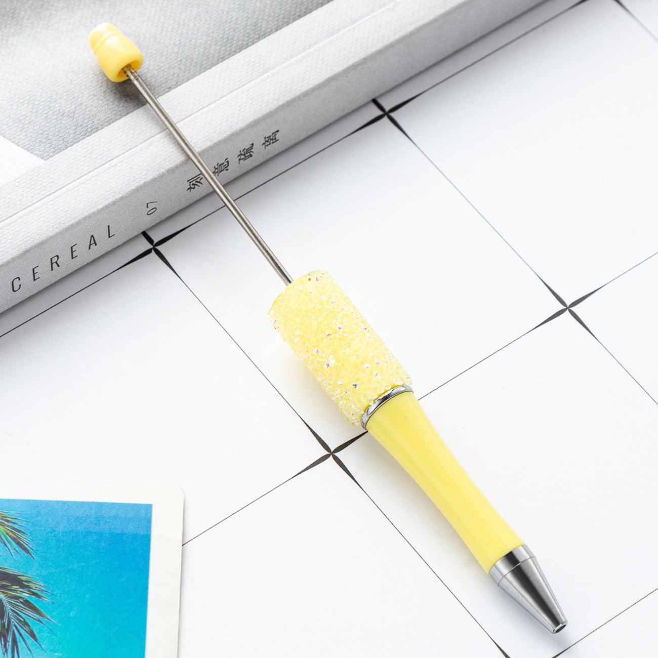 Wholesale DIY sugar beaded pen rhinestone ballpoint beadable pen