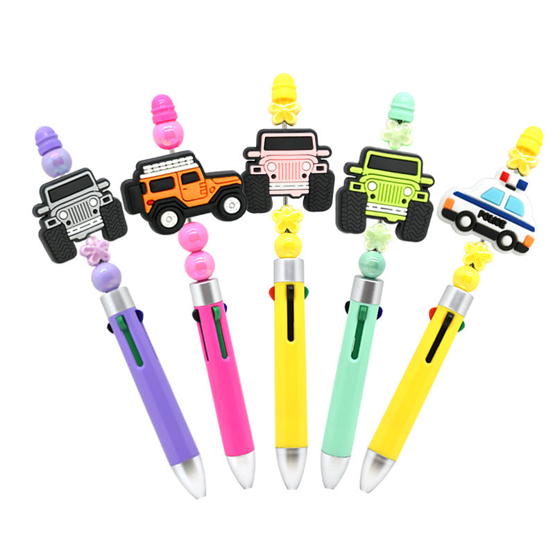 Wholesale Random 100pcs/pack  Off road vehicle series cartoon bead   Focal Beads