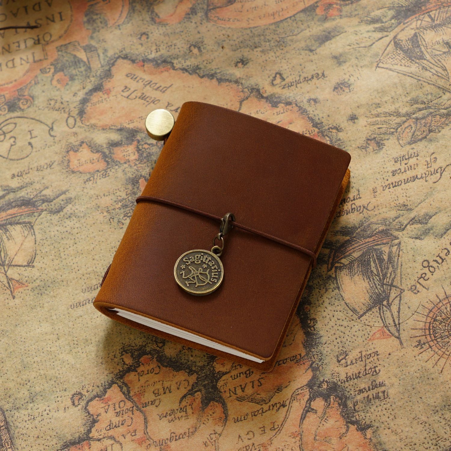 Wholesale Mini cute portable account book handmade leather notebook